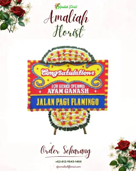 Sewa Papan Bunga Mantingan Tengah